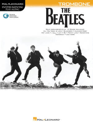 The Beatles: Instrumental Play-Along - Trombone - Book/Audio Online