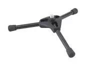 K & M Stands - Table Microphone Stand w\/Folding Legs - Black