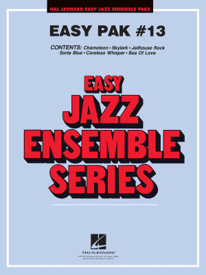 Hal Leonard - Easy Jazz Ensemble Pak 13 - Nowak/Sweeney - Jazz Ensemble - Gr. 2