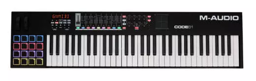 Clavier contrleur USB MIDI Code 61 avec pad X/Y - Noir