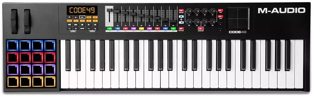 Code 49 USB MIDI Keyboard Controller with X/Y Pad - Black