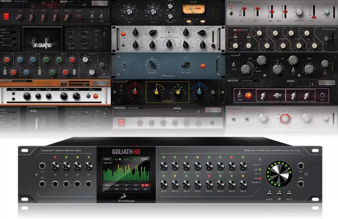 Goliath HD - HDX, Thunderbolt2, USB 3.0 & MADI Audio Interface