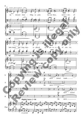 The Cold Demands A Silence - Wohlberg/Chatman - SATB