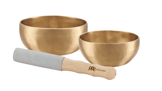 2-Piece Universal Singing Bowl Set with Resonant Mallet