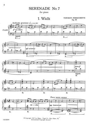 Serenade No. 7, Opus 55 - Persichetti - Piano