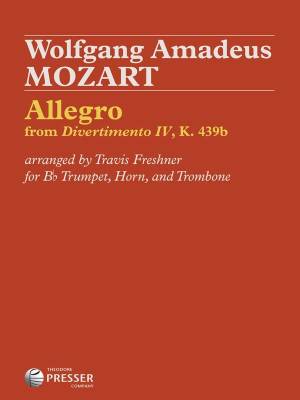 Allegro, from Divertimento IV, K. 439b - Mozart/Freshner - Brass Trio