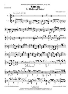 Samba for Flute and Guitar - Hand - Score/Parts