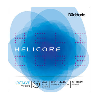 DAddario Orchestral - Helicore -Cordes pour violon 4/4 - Octave - Tension moyenne