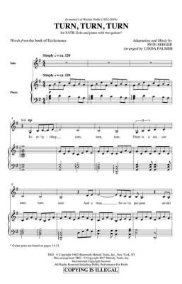 Turn, Turn, Turn - Palmer - SATB