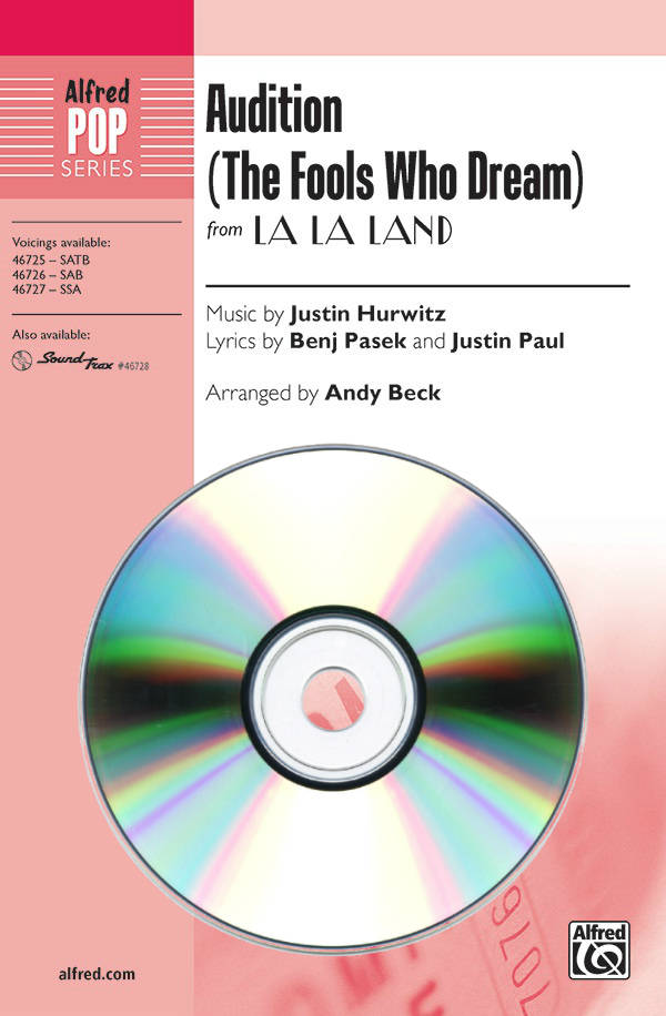 Audition (The Fools Who Dream) - Pasek/Paul/Hurwitz/Beck - SoundTrax CD