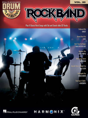 Rock Band: Drum Play-Along Volume 20 - Drum Set - Book/CD
