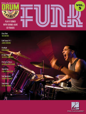 Funk: Drum Play-Along Volume 5 - Drum Set - Book/CD