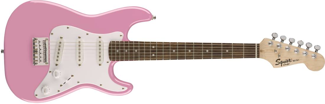 Mini Strat V2 Electric Guitar - Pink