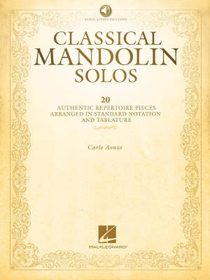 Hal Leonard - Classical Mandolin Solos - Aonzo - Book/Audio Online