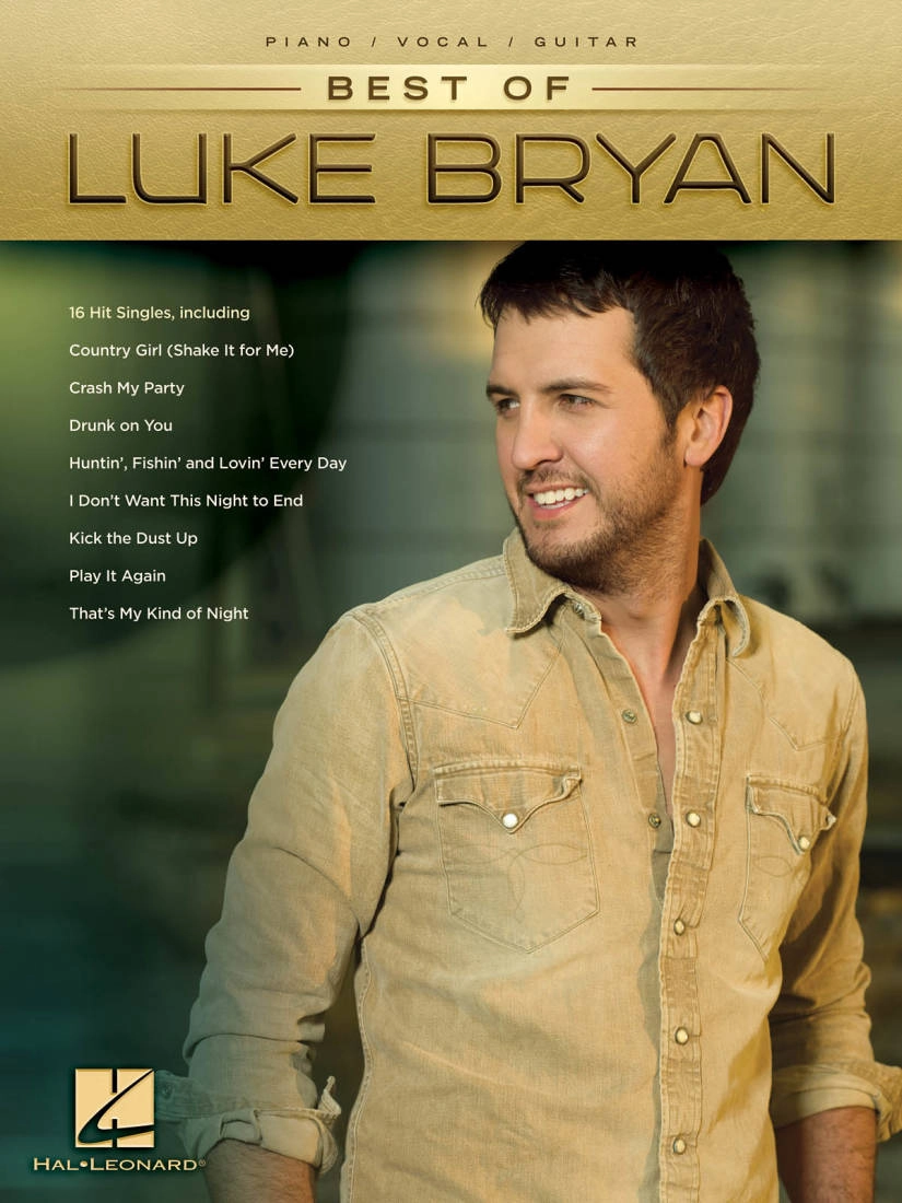 Best of Luke Bryan - Piano/Vocal/Guitar - Book