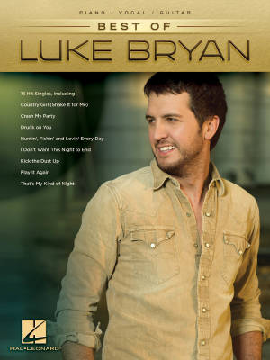 Hal Leonard - Best of Luke Bryan - Piano/Vocal/Guitar - Book