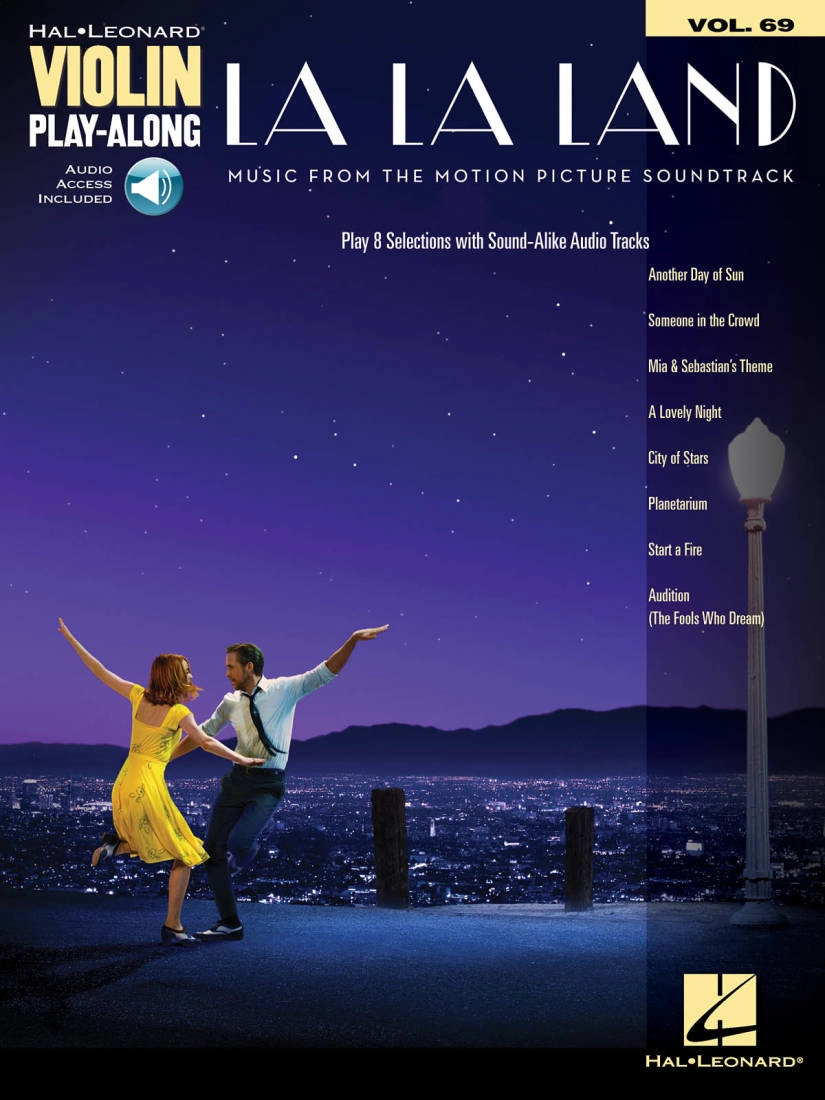 La La Land: Violin Play-Along Volume 69 - Hurwitz  - Book/Audio Online