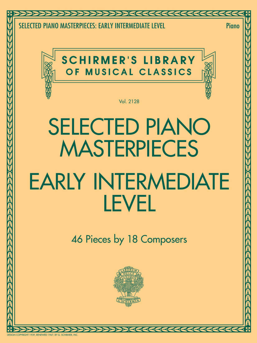 Selected Piano Masterpieces: Early Intermediate Level - Piano - Book