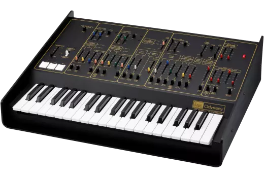 ARP Odyssey FS2 - Full Size Duophonic Synthesizer - Black and Gold
