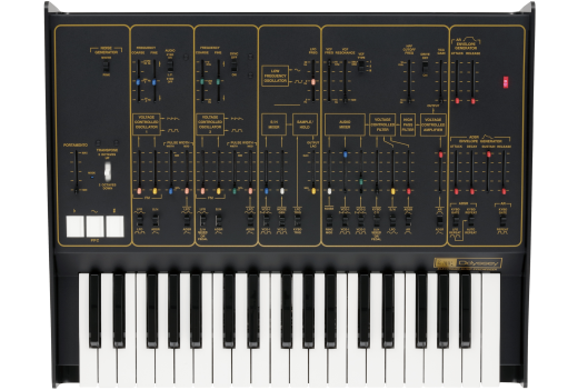 ARP Odyssey FS2 - Full Size Duophonic Synthesizer - Black and Gold