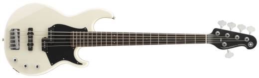 BB Series 5-String Electric Bass Guitar - Vintage White