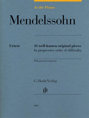 G. Henle Verlag - Mendelssohn: At the Piano - Hewig-Troscher - Book