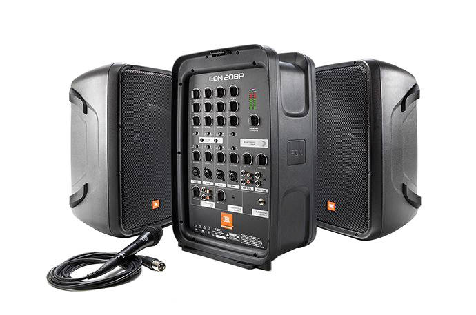 EON208P Portable PA System w/ Detachable Powered Mixer and Bluetooth