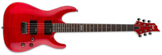 LTD Series H-101FM Electric Guitar - See Thru Red