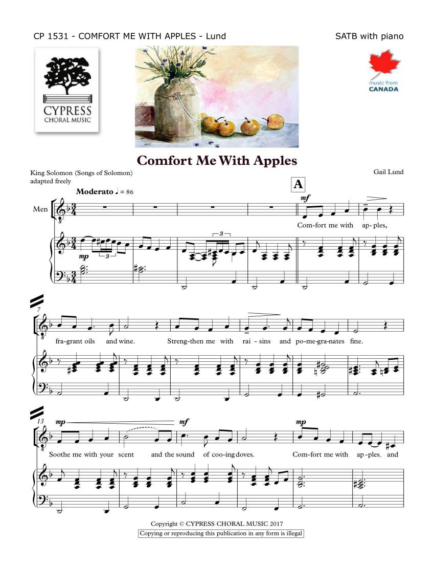 Comfort Me With Apples - Lund - SATB