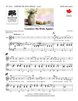 Cypress Choral Music - Comfort Me With Apples - Lund - SATB