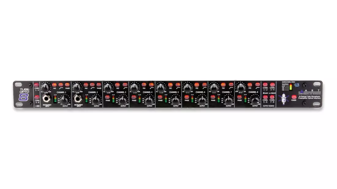 TubeOpto 8 Eight-Channel Studio A/D Input/Output Expander