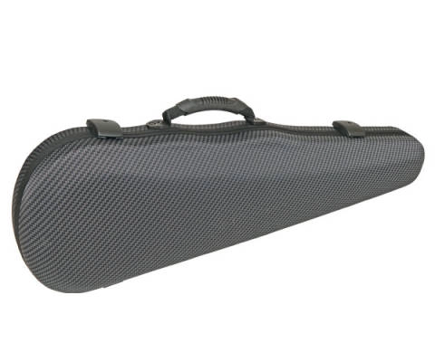 Jakob Winter - GreenLine Shaped Violin Case 4/4 - Black Carbon Design