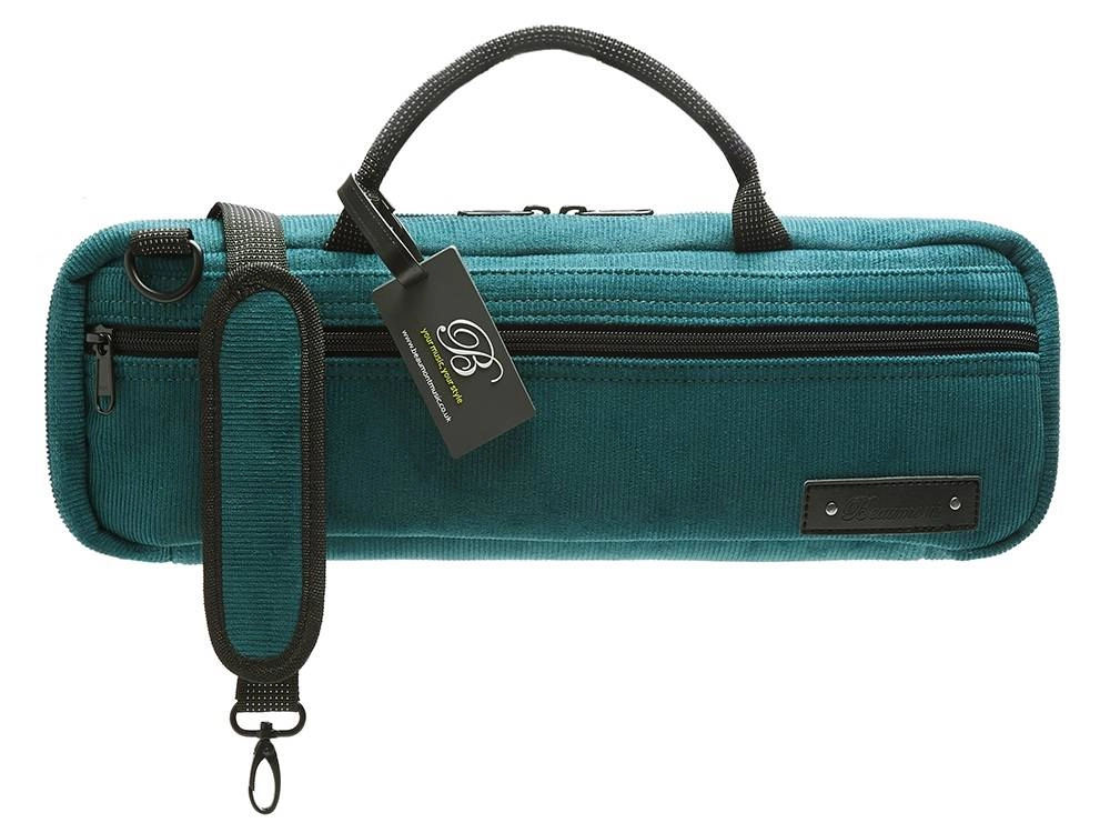 C-Foot Flute Carry Bag - Teal Corduroy