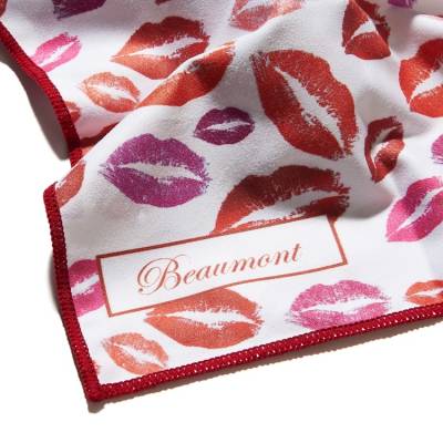 Beaumont - Flute Standard Polishing Cloth, Small - Bubblegum Kiss
