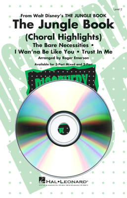 Hal Leonard - The Jungle Book (Choral Highlights) - Emerson - ShowTrax CD