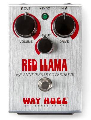 Red Llama 25th Anniversary Overdrive Pedal