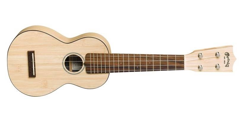 OX Uke Bamboo Soprano Ukulele w/Bag - Natural