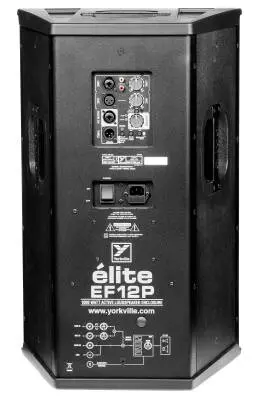Yorkville Sound Elite 1200 Watt Program 12-Inch+Horn Active PA Cabinet- EF12P 2