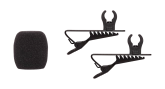 Shure - RK376 Replacement Kit with Windscreen & 2 Tie Clips for CVL Mic