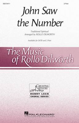 Hal Leonard - John Saw the Number - Spiritual/Dilworth - 2pt