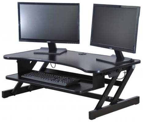 Deluxe Sit to Stand Adjustable Desk (37\'\' Wide)