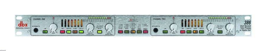 dbx 386 デュアルチャンネルアンプ dbx 386 Dual Vacuum Tube Preamp with Digital Out DBX386 B&H