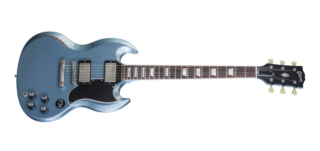 Gibson - SG Standard Heavy Aged Ltd - Pelham Blue