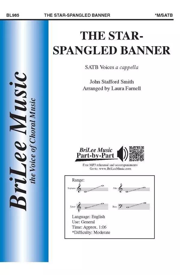 The Star-Spangled Banner - Key/Smith/Farnell - SATB