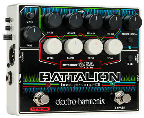 Electro-Harmonix - Battalion Bass Preamp and DI Pedal