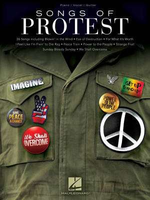 Hal Leonard - Songs of Protest - Piano/Vocal/Guitar - Book