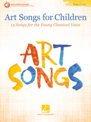Art Songs for Children - Voice - Book/Audio Online