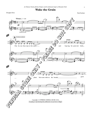 Wake the Grain - Elves/Suchan - SATB