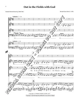 Out in the Fields with God - Browning/Glick - SATB
