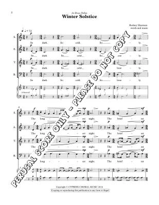 Winter Solstice - Sharman - SATB